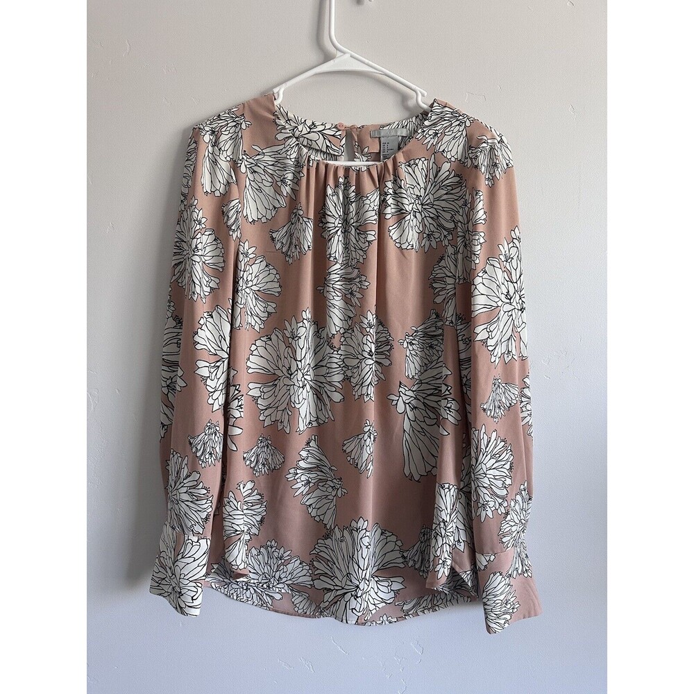 H&M Pink Floral Blouse
